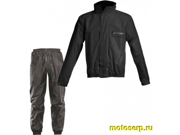 Купить  Дождевик (куртка+брюки) Acerbis LOGO Black (M) (комп) (Acerbis 0016428.090.064 купить с доставкой по Москве и России, цена, технические характеристики, комплектация фото  - motoserp.ru
