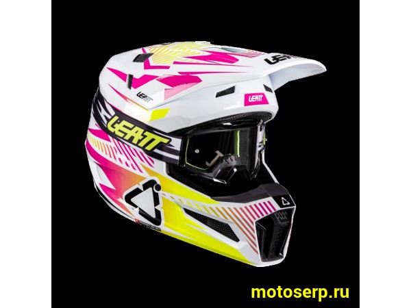 Купить  Шлем Кросс Leatt Moto 3.5 Helmet Kit Storm Pink (XL) 2026 (шт) (Fox УТ-1026000654 купить с доставкой по Москве и России, цена, технические характеристики, комплектация фото  - motoserp.ru