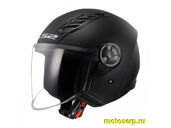 Купить  Шлем открытый LS2 OF616 AIRFLOW 2 SOLID Matt Black (M) (шт) (LS2 купить с доставкой по Москве и России, цена, технические характеристики, комплектация фото  - motoserp.ru