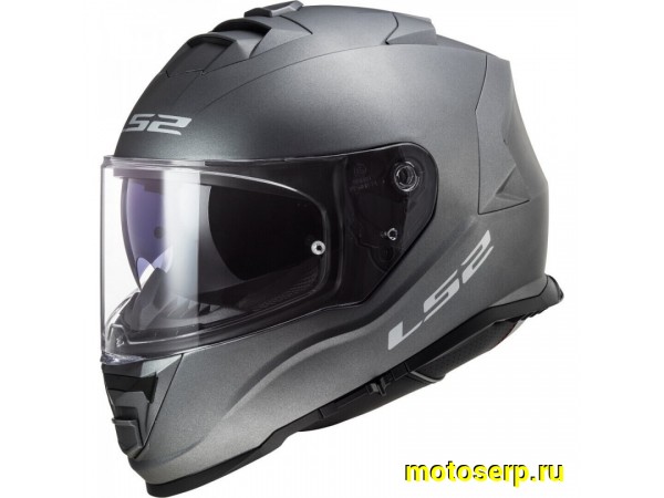 Купить  Шлем закрытый LS2 FF800 II STORM Solid Matt Titanium (XXL) интеграл (шт) (LS2 купить с доставкой по Москве и России, цена, технические характеристики, комплектация фото  - motoserp.ru
