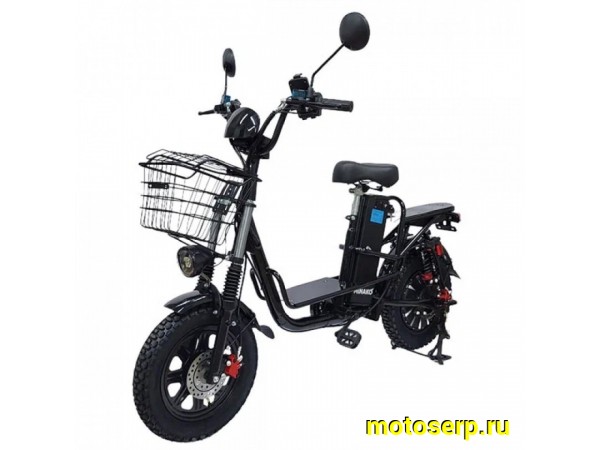 Купить  Электрокомплект 16" 500 Вт Курьерский MONSTER PRO рама-сталь, тормз - гидр.Disk, съёмная Li-ion батарея 48V, 30Ah адаптер 220В  (шт) (Кит купить с доставкой по Москве и России, цена, технические характеристики, комплектация фото  - motoserp.ru