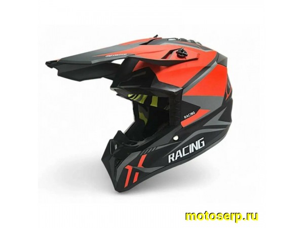 Купить  Шлем Кросс MOTAX 127 Matt Black/Red (G25) (M) (шт) (MOTAX купить с доставкой по Москве и России, цена, технические характеристики, комплектация фото  - motoserp.ru