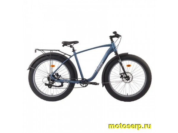 Купить  26" FAT TECH TEAM FLEX синий (20) (Тач Тим Флекс) 26"; 8ск; рама-алюминий; тормоз-Disk; вилка-стальная (шт) (ART (M купить с доставкой по Москве и России, цена, технические характеристики, комплектация фото  - motoserp.ru