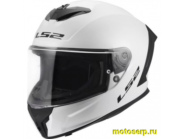 Купить  Шлем закрытый LS2 FF820 RAPID 3 SOLID GLOSS White (L) интеграл (шт) (LS2 купить с доставкой по Москве и России, цена, технические характеристики, комплектация фото  - motoserp.ru