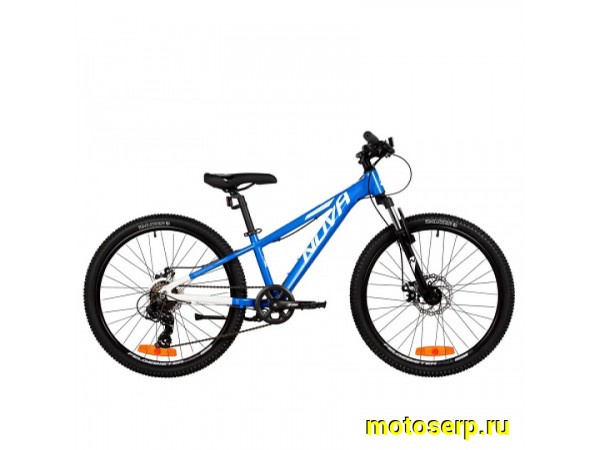 Купить  24" NOVATRACK EXTREME синий (11") (НОВАТРЕК ЭКСТРИМ) 24"; 7ск; рама-алюм; тормоз-Disc (шт) (ART купить с доставкой по Москве и России, цена, технические характеристики, комплектация фото  - motoserp.ru
