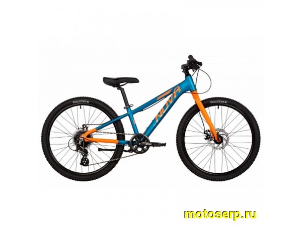 Купить  24" NOVATRACK EXTREME темно-бирюзовый (11") (НОВАТРЕК ЭКСТРИМ) 24"; 8ск; рама-алюм; тормоз-Disc (шт) (ART купить с доставкой по Москве и России, цена, технические характеристики, комплектация фото  - motoserp.ru