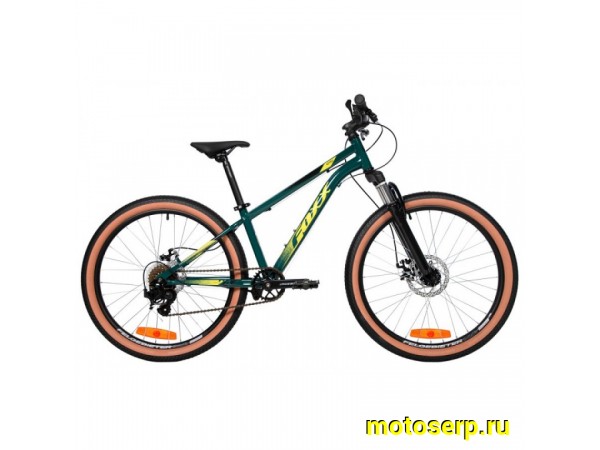 Купить  24" FOXX AZTEC зеленый (12") (ФОКС АЗТЕК) 24"; 6ск; рама-сталь; тормоз-Disk (шт) (ART (M купить с доставкой по Москве и России, цена, технические характеристики, комплектация фото  - motoserp.ru