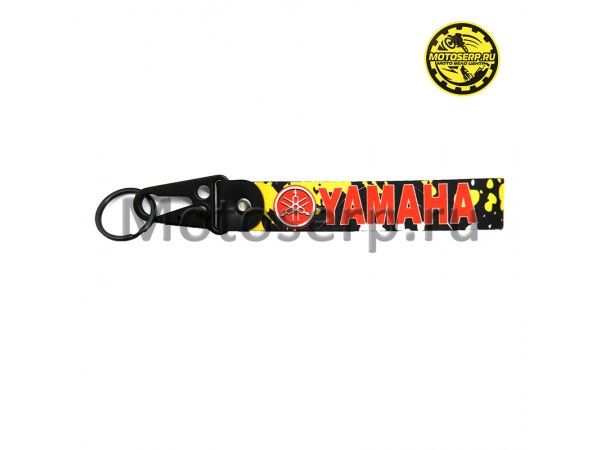 Купить  Брелок тканевый  "Yamaha Black-Yellow" с карабином (шт) (ANKON 028574 купить с доставкой по Москве и России, цена, технические характеристики, комплектация фото  - motoserp.ru