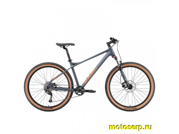 Купить  27.5" STARK HUNTER27.3 серый (19&rdquo;) (Старк Хантер27.2) 27,5&rdquo;; горный; 8ск; рама-алюминий; тормоз-Disk (шт) (ART купить с доставкой по Москве и России, цена, технические характеристики, комплектация фото  - motoserp.ru