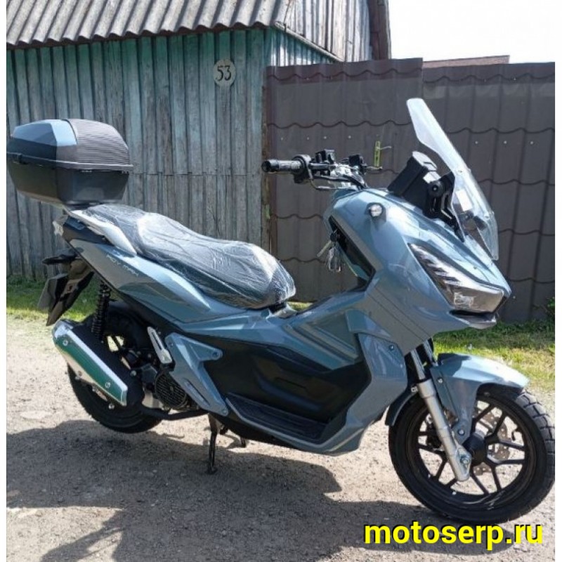 Купить  Скутер SPRMOTORS ADV MAX T4-50L карбюратор, с одним кофром 14/13" (шт) 01700 (SPR купить с доставкой по Москве и России, цена, технические характеристики, комплектация фото  - motoserp.ru