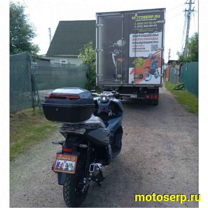 Купить  Скутер SPRMOTORS ADV MAX T4-50L карбюратор, с одним кофром 14/13" (шт) 01700 (SPR купить с доставкой по Москве и России, цена, технические характеристики, комплектация фото  - motoserp.ru
