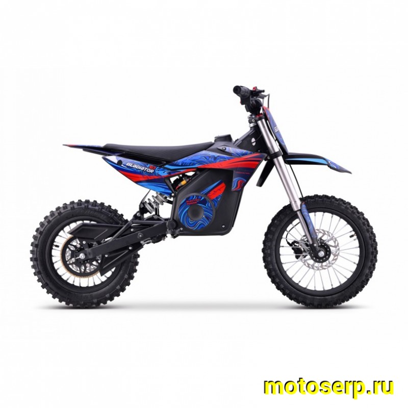 Купить  Электрокомплект GLADIATOR E7 2000 Ват, 48V 15.6Ah, колеса перед 14"/заднее 12", два аморт.,тормоза гидр.Disk (шт) купить с доставкой по Москве и России, цена, технические характеристики, комплектация фото  - motoserp.ru