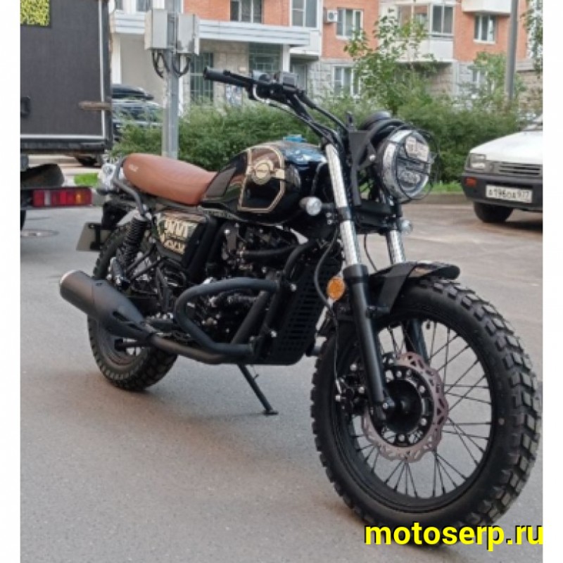 Купить  Мотоцикл ROLIZ WALKER NB300 Черный, (ЭПТС) 300cc, 174MN, 4.10-18"/120/90-17" (шт) (Roliz купить с доставкой по Москве и России, цена, технические характеристики, комплектация фото  - motoserp.ru