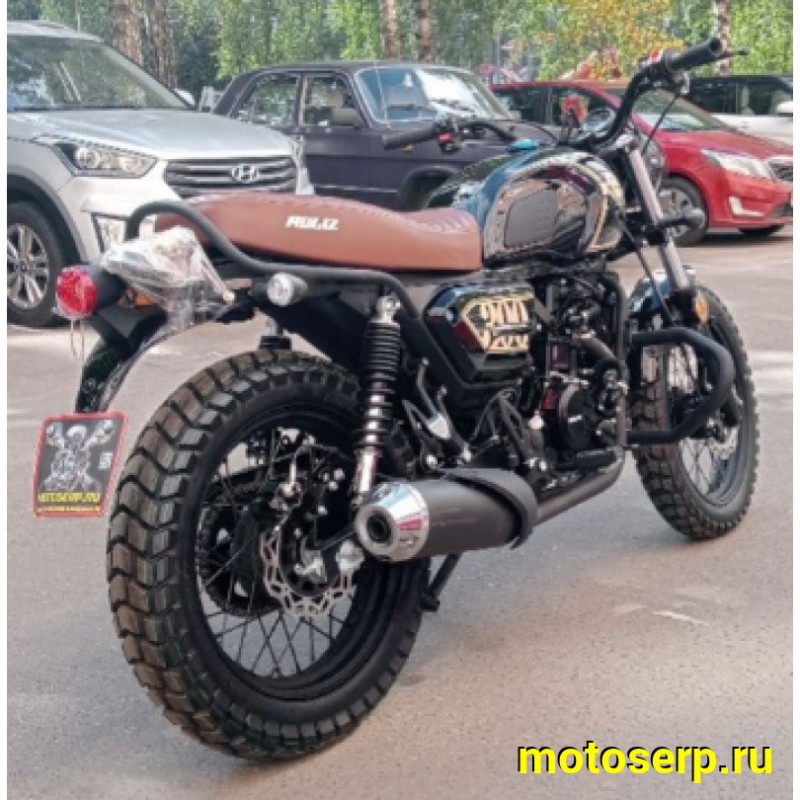 Купить  Мотоцикл ROLIZ WALKER NB300 Черный, (ЭПТС) 300cc, 174MN, 4.10-18"/120/90-17" (шт) (Roliz купить с доставкой по Москве и России, цена, технические характеристики, комплектация фото  - motoserp.ru