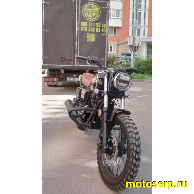 Купить  Мотоцикл ROLIZ WALKER NB300 Черный, (ЭПТС) 300cc, 174MN, 4.10-18"/120/90-17" (шт) (Roliz купить с доставкой по Москве и России, цена, технические характеристики, комплектация фото  - motoserp.ru