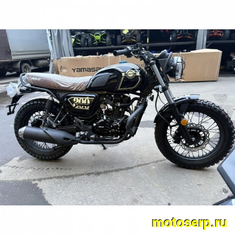 Купить  Мотоцикл ROLIZ WALKER NB300 Черный, (ЭПТС) 300cc, 174MN, 4.10-18"/120/90-17" (шт) (Roliz купить с доставкой по Москве и России, цена, технические характеристики, комплектация фото  - motoserp.ru