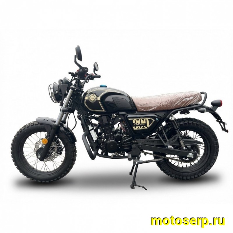 Купить  Мотоцикл ROLIZ WALKER NB300 Черный, (ЭПТС) 300cc, 174MN, 4.10-18"/120/90-17" (шт) (Roliz купить с доставкой по Москве и России, цена, технические характеристики, комплектация фото  - motoserp.ru