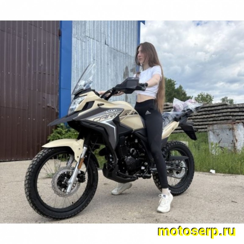 Купить  Мотоцикл внедорожный ATAKI Carrera 300 (4T PR300 Pro) 19/17 2026 Песочный Тур-эндуро ЗА КОФРЫ +41950р. без дуг. (шт) (SM  купить с доставкой по Москве и России, цена, технические характеристики, комплектация фото  - motoserp.ru