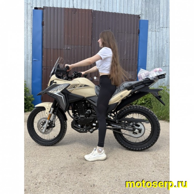 Купить  Мотоцикл внедорожный ATAKI CARRERA 300 (4T PR300) ПТС 19/17 (2025г.) Сахара(Песочный) Тур-эндуро ЗА КОФРЫ +41950р. без дуг. (шт) (SM  купить с доставкой по Москве и России, цена, технические характеристики, комплектация фото  - motoserp.ru