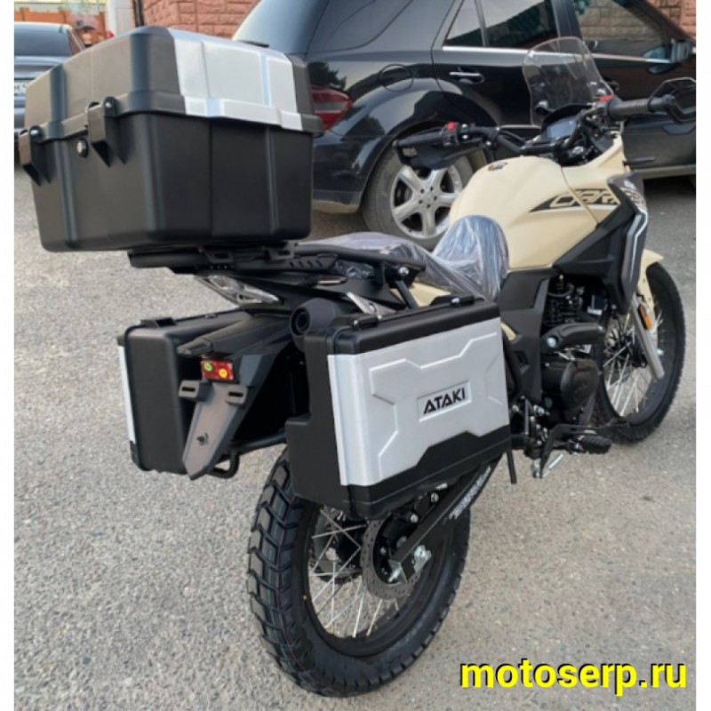 Купить  Мотоцикл внедорожный ATAKI Carrera 300 PRO (4T PR300) 19/17 2026 Песочный Тур-эндуро Возд/масл охл; ЗА КОФРЫ +41950р. без дуг. (шт) (SM  купить с доставкой по Москве и России, цена, технические характеристики, комплектация фото  - motoserp.ru