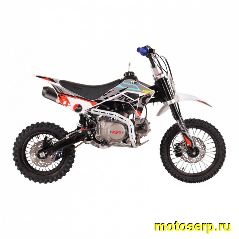 Купить  Питбайк KAYO Mini K125EM 14/12 (механ. сцепл., эл. стартер.) 2026г.  (шт) (SM купить с доставкой по Москве и России, цена, технические характеристики, комплектация фото  - motoserp.ru