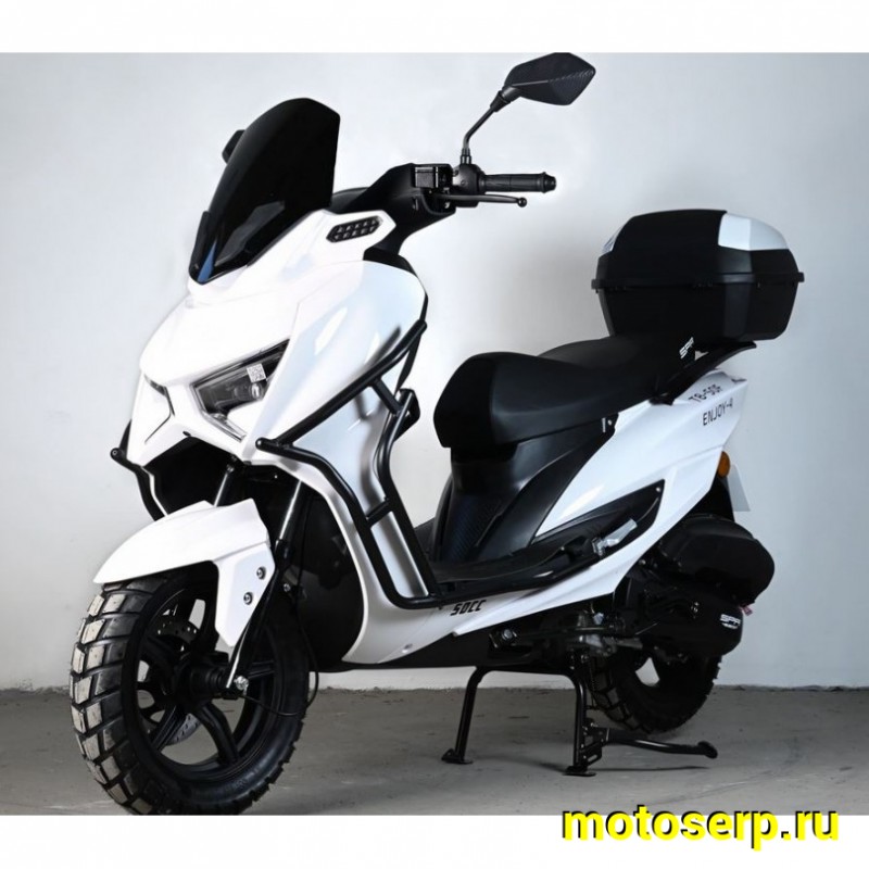 Купить  Скутер SPRMOTORS Enjoy T8-50F 12/12"диск/диск; кофр; дуги (шт) 01500 (SPR купить с доставкой по Москве и России, цена, технические характеристики, комплектация фото  - motoserp.ru