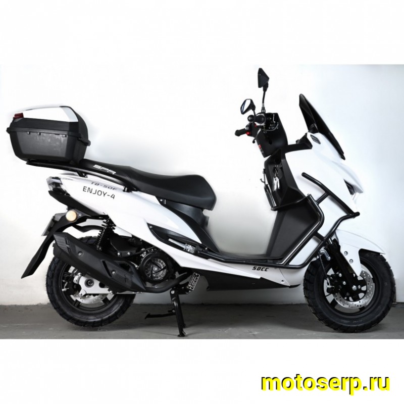 Купить  Скутер SPRMOTORS Enjoy T8-50F 12/12"диск/диск; кофр; дуги (шт) 01500 (SPR купить с доставкой по Москве и России, цена, технические характеристики, комплектация фото  - motoserp.ru