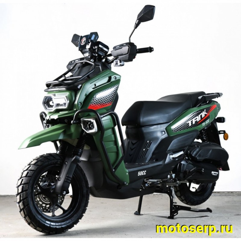 Купить  Скутер SPRMOTORS Tank Restyling T8-50E (LED фара) (шт) 01500 (SPR купить с доставкой по Москве и России, цена, технические характеристики, комплектация фото  - motoserp.ru