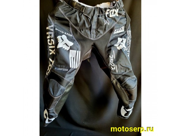 Купить  Штаны для мотокросса V-RUS Fox 180 Monster Pro Circuit (черный) XL (шт) (МотоЯ купить с доставкой по Москве и России, цена, технические характеристики, комплектация фото  - motoserp.ru