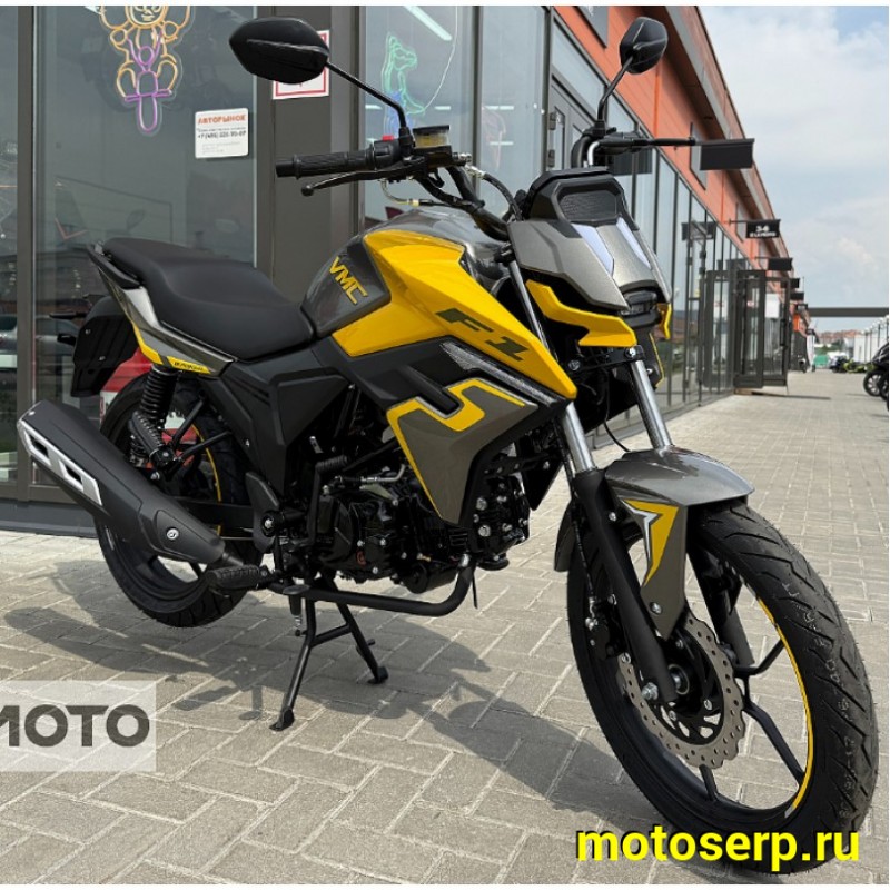 Купить  Мопед VMC F1 50, БАЛАНСИР!! з-д RATO, 4так; 50cc; колеса 17"литые; 4пер, эл. старт;   (шт) 01250 (Vento  купить с доставкой по Москве и России, цена, технические характеристики, комплектация фото  - motoserp.ru