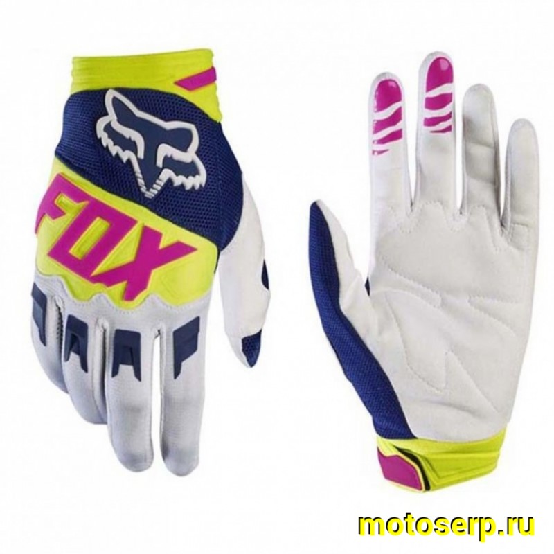 Купить  Перчатки Fox Dirtpaw Race желтый/розовый/белый (XL) (реплика) (пар) (Кокурин  купить с доставкой по Москве и России, цена, технические характеристики, комплектация фото  - motoserp.ru