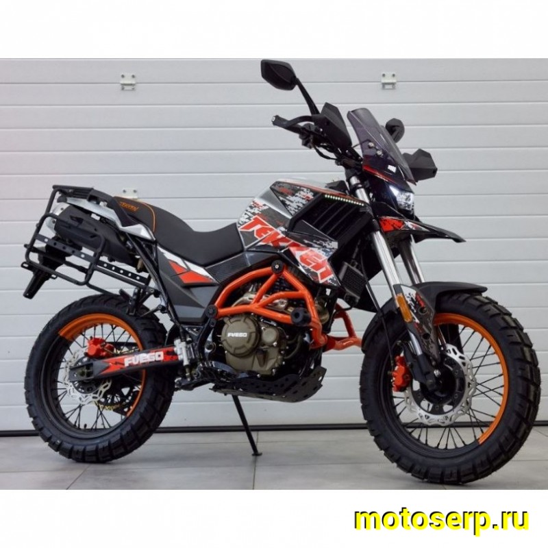 Купить  Мотоцикл внедорожный FUEGO TEKKEN EFI 2026г. (ЭПТС), Тур-эндуро, 17/17, 4Т, 250сс,двиг. 171MM , диск/диск, спицы (шт) (ФОТО купить с доставкой по Москве и России, цена, технические характеристики, комплектация фото  - motoserp.ru