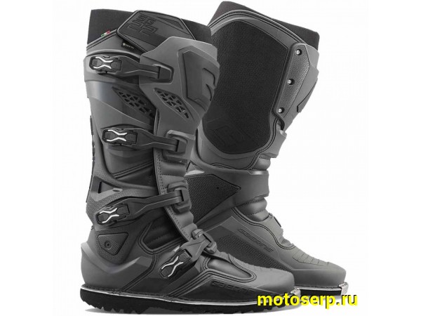 Купить  Мотоботы кросс. GAERNE SG-22 GORE-TEX ENDURO (защ. голени), черный/серый р-р 43" (Ч/З) (пар) (GAERNE 2263-017 купить с доставкой по Москве и России, цена, технические характеристики, комплектация фото  - motoserp.ru