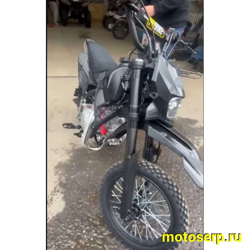 Купить  Питбайк ARG 125cc 14/12 (17/14" встанут) мех. эл/кикстарт, дупл. рама, быстосъем. сиден, неломайки, пульт КТМ, ув. бак (шт) купить с доставкой по Москве и России, цена, технические характеристики, комплектация фото  - motoserp.ru