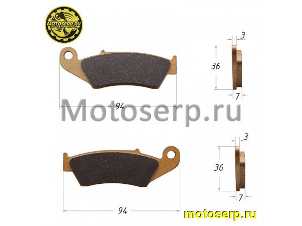 Купить  Колодки тормозные задние FA185, VD161JL KOVE MX250/MX450/450 Rally Factory (пар) (KOVE 350501-T501-00000 купить с доставкой по Москве и России, цена, технические характеристики, комплектация фото  - motoserp.ru