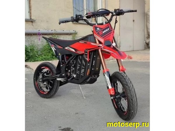 Купить  Электрокомплект Пит. NICOT 2 E-WOLF 3500 Ват, 72V 20Ah, колеса перед 12"/заднее 12", Мини Мотард, mini motard, два аморт.,тормоза гидр.Disk (шт) купить с доставкой по Москве и России, цена, технические характеристики, комплектация фото  - motoserp.ru