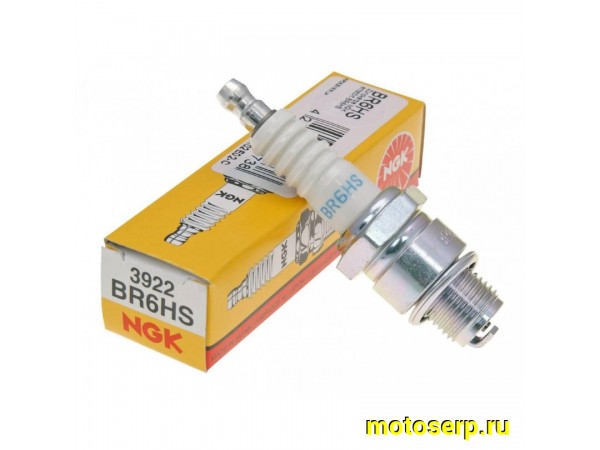 Купить  Свеча зажигания ( 6) NGK BP6HS  (аналог А-17В)  Скутер 2т (шт) (TS купить с доставкой по Москве и России, цена, технические характеристики, комплектация фото  - motoserp.ru