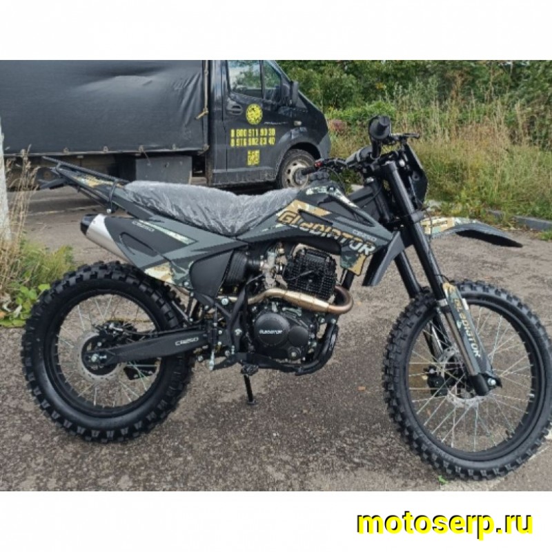 Купить  Мотоцикл Кросс/Эндуро Gladiator C2, 250cc, 172FMM, 21/18", диск/диск (шт)  купить с доставкой по Москве и России, цена, технические характеристики, комплектация фото  - motoserp.ru
