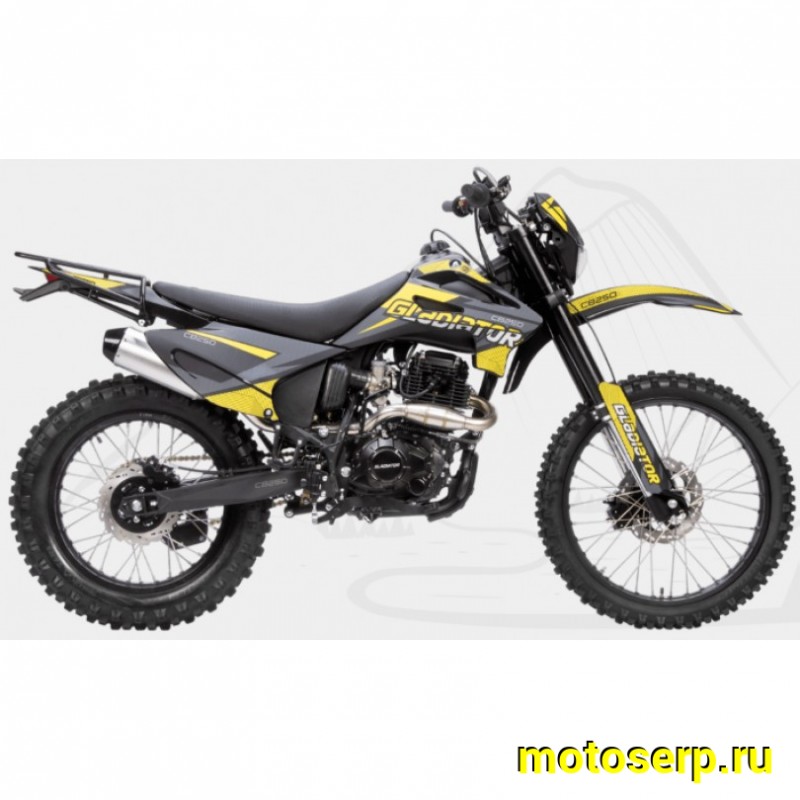 Купить  Мотоцикл Кросс/Эндуро Gladiator C2, 250cc, 172FMM, 21/18", диск/диск (шт)  купить с доставкой по Москве и России, цена, технические характеристики, комплектация фото  - motoserp.ru