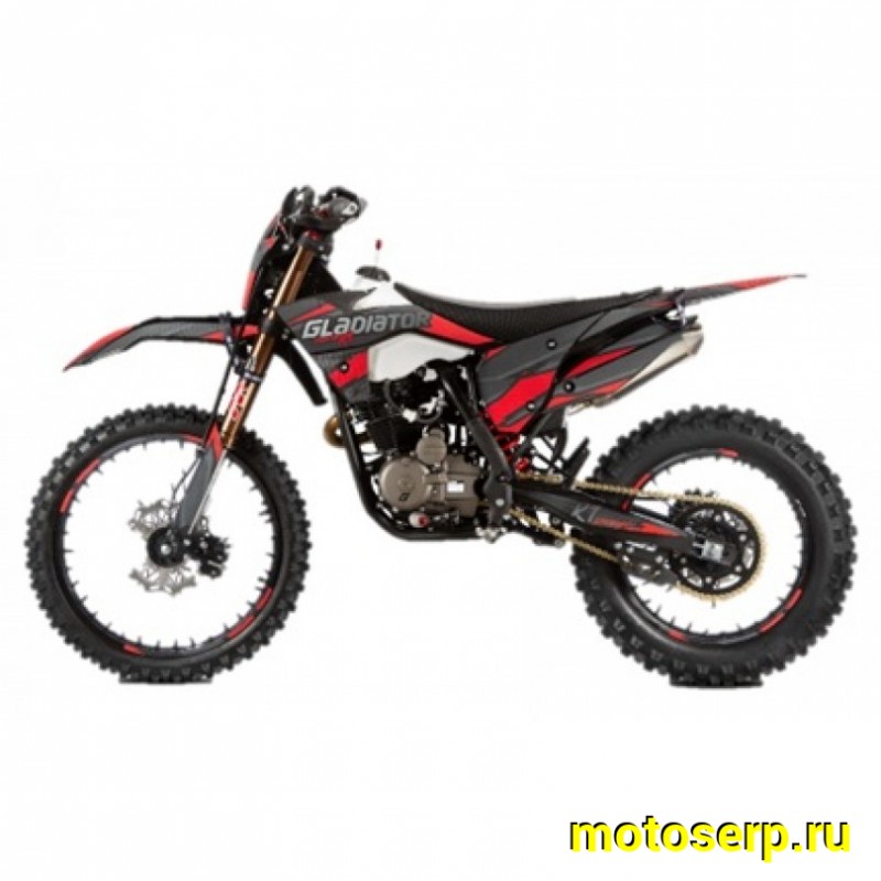 Купить  Мотоцикл Кросс/Эндуро Gladiator K2, 250cc,  LC171YMM (YB250H) 4х клапанный, 21/18", диск/диск (шт)  купить с доставкой по Москве и России, цена, технические характеристики, комплектация фото  - motoserp.ru