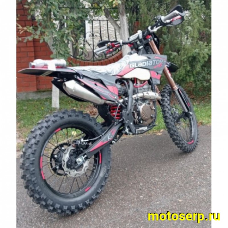 Купить  Мотоцикл Кросс/Эндуро Gladiator K2, 250cc,  LC171YMM (YB250H) 4х клапанный, 21/18", диск/диск (шт)  купить с доставкой по Москве и России, цена, технические характеристики, комплектация фото  - motoserp.ru