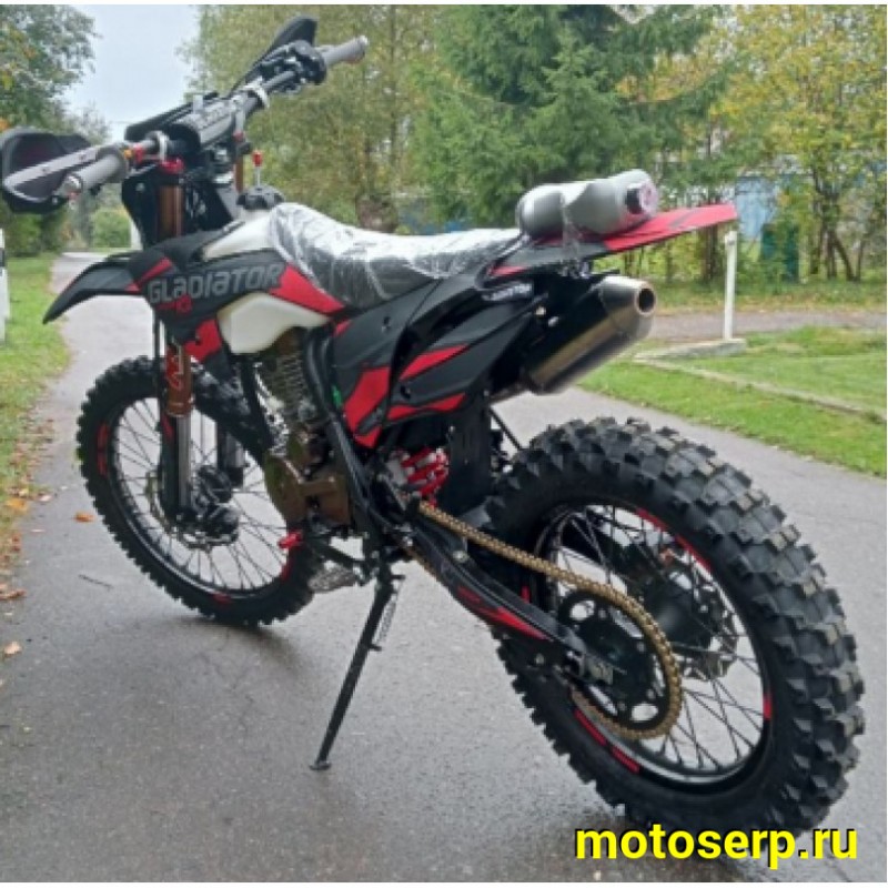 Купить  Мотоцикл Кросс/Эндуро Gladiator K2, 250cc,  LC171YMM (YB250H) 4х клапанный, 21/18", диск/диск (шт)  купить с доставкой по Москве и России, цена, технические характеристики, комплектация фото  - motoserp.ru