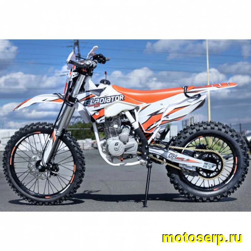 Купить  Мотоцикл Кросс/Эндуро Gladiator K2, 250cc,  LC171YMM (YB250H) 4х клапанный, 21/18", диск/диск (шт)  купить с доставкой по Москве и России, цена, технические характеристики, комплектация фото  - motoserp.ru