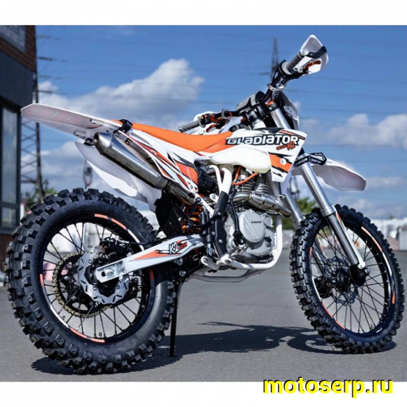 Купить  Мотоцикл Кросс/Эндуро Gladiator K2, 250cc,  LC171YMM (YB250H) 4х клапанный, 21/18", диск/диск (шт)  купить с доставкой по Москве и России, цена, технические характеристики, комплектация фото  - motoserp.ru