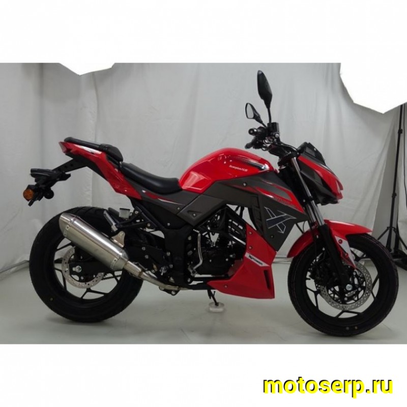 Купить  Мопед YAMASAKI SCORPION NS EFI + ЦПГ 2026г. КРАСНЫЙ; 4Т; 50cc; 17"литые; 4пер, эл. старт;  ИНЖЕКТОР (шт) 01250 купить с доставкой по Москве и России, цена, технические характеристики, комплектация фото  - motoserp.ru
