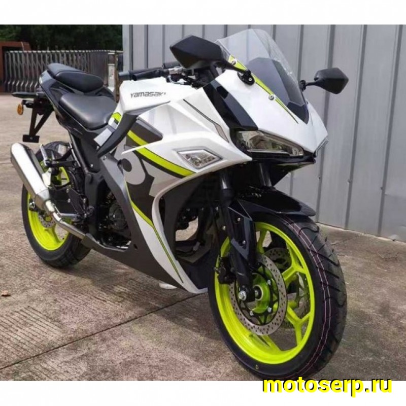 Купить  Мопед YAMASAKI SCORPION RS EFI + ЦПГ 2026г. БЕЛЫЙ/ЗЕЛЕНЫЙ, 4Т; 50cc; 17"литые; 4пер, эл. старт; ИНЖЕКТОР (шт) 01250 купить с доставкой по Москве и России, цена, технические характеристики, комплектация фото  - motoserp.ru