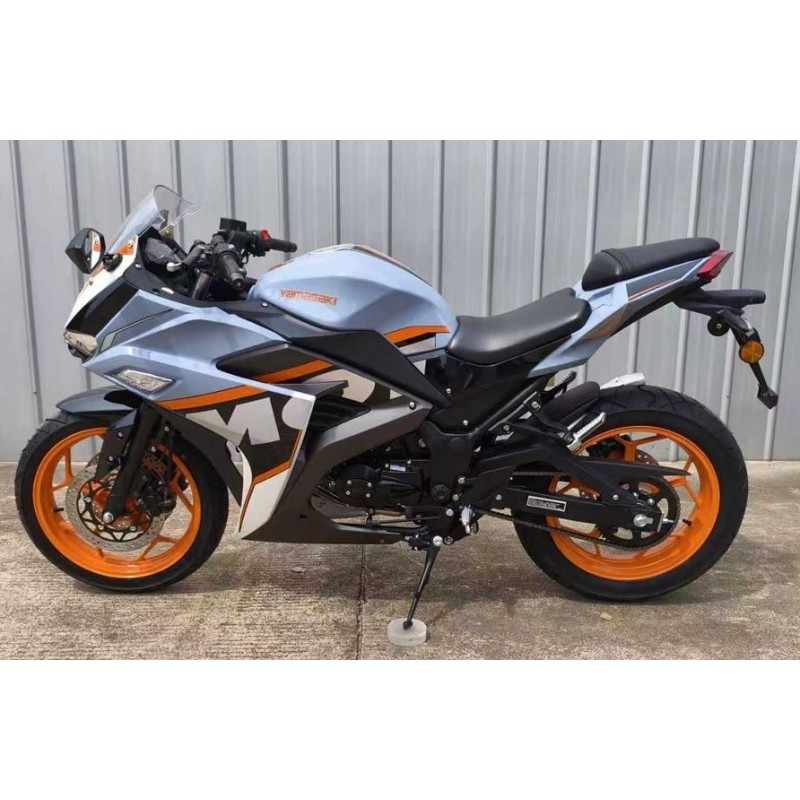 Купить  Мопед YAMASAKI SCORPION RS + ЦПГ 125сс СЕРЫЙ/ОРАНЖЕВЫЙ 2026г. карбюр, 4Т; 50cc; 17"литые; 4пер, эл. старт;  (шт) 01250 купить с доставкой по Москве и России, цена, технические характеристики, комплектация фото  - motoserp.ru