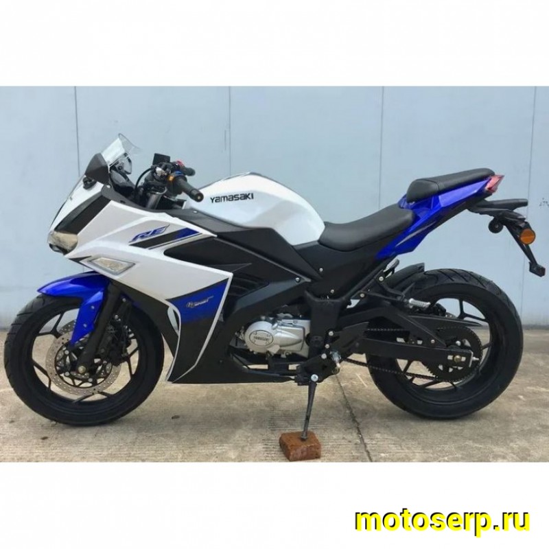 Купить  Мопед YAMASAKI SCORPION RS EFI + ЦПГ 2026г. БЕЛЫЙ/СИНИЙ, 4Т; 50cc; 17"литые; 4пер, эл. старт; ИНЖЕКТОР (шт) 01250 купить с доставкой по Москве и России, цена, технические характеристики, комплектация фото  - motoserp.ru