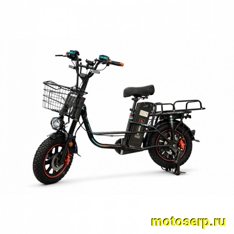 Купить  Электрокомплект 16" 500 Вт Курьерский RACER (21Ah) рама-сталь, тормз - гидр.Disk, съёмная Li-ion батарея 60V, 21Ah  (шт)  купить с доставкой по Москве и России, цена, технические характеристики, комплектация фото  - motoserp.ru
