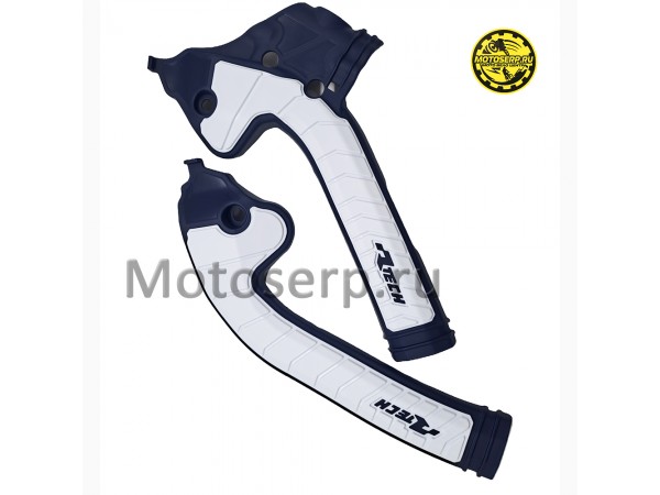 Купить  Защита рамы BWX KTM SX 85/ Husquarna TC 85 (18-24)/ GAS-GAS MC85 (21-24) сине-белая (комп) (TS ФОТО купить с доставкой по Москве и России, цена, технические характеристики, комплектация фото  - motoserp.ru